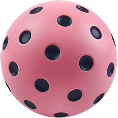 Foam Pickleball Ballen - Oefenballen Zelftraining - Pickleball Oefenen - Lichtgewicht Schuim - 7 cm - Roze