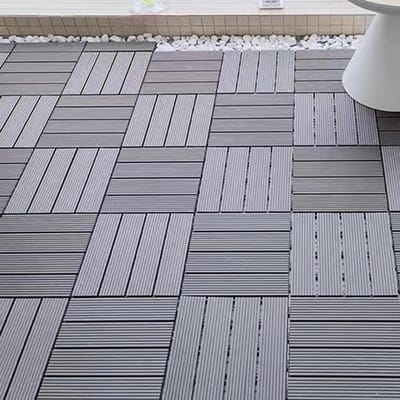 Terrastegels - Balkontegels Tuintegels - Buitenruimte Creëren - Kliksysteem Installatie - 30x30 cm - Grijs