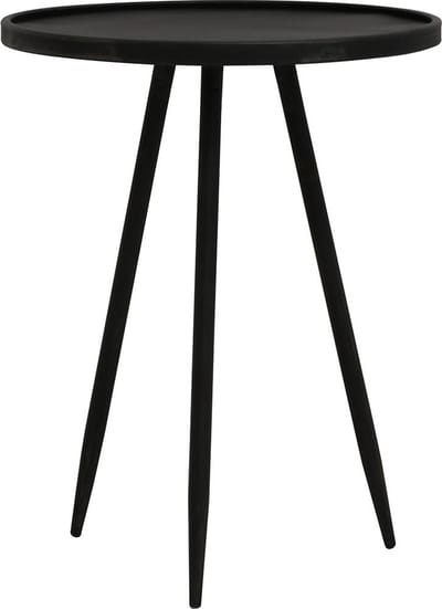 Light & Living Bijzettafel Envira - Zink - Ø39,5cm - Modern,Industrieel