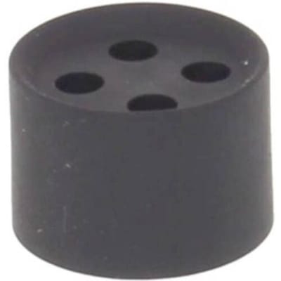 Wiska 10106843 MFD 20/04/040 Meervoudig dicht-inzetstuk Slagvast, Met trekontlasting M20 M20 Kunststof Zwart (RAL 9005) 25 stuk(s)
