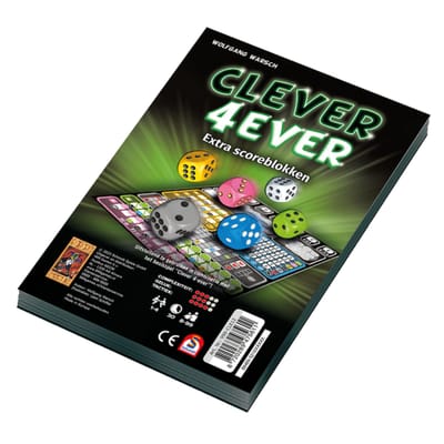 999 Games - Scoreblokken Clever 4Ever - 2 stuks - Dobbelspel