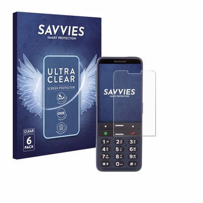 Savvies - Screenprotector voor BlindShell Classic 3 - Folie Beschermfolie transparant 6 Stuks