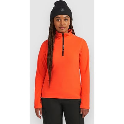 O´neill Fwc Cruz Jack´s Polartec Fleece Met Halve Rits Oranje S Vrouw