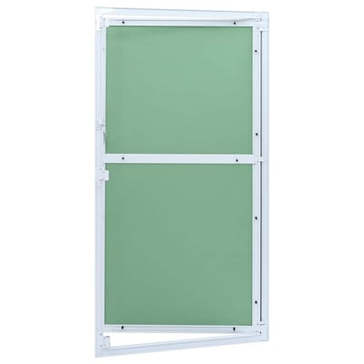 vidaXL - Access - Panel - Groen - en - Zilver - 55 - x - 105 - cm - Aluminium - en - Gipsplaat