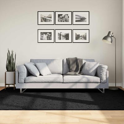 vidaXL - Vloerkleed - OVIEDO - laagpolig - 160x230 - cm - zwart
