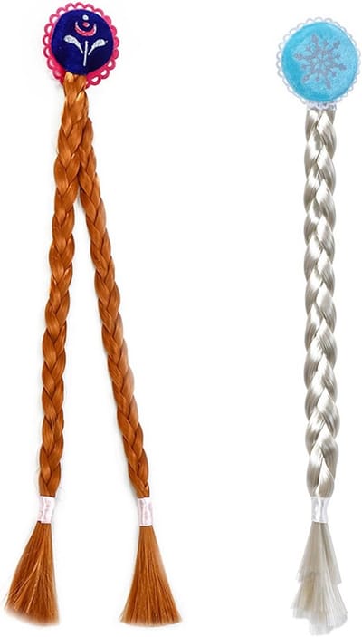 Zilveren Vlechten Haaraccessoire met Clip voor Kinderen