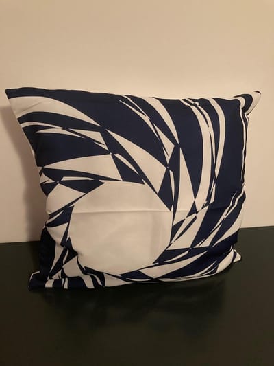 Nordic Geometry Collection Kussenhoes – Dark Blue Edition - 45x45 cm