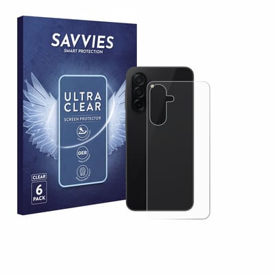 Savvies - Screenprotector voor Samsung Galaxy A26 5G Enterprise Edition (Achterkant) - Folie Beschermfolie transparant 6 Stuks