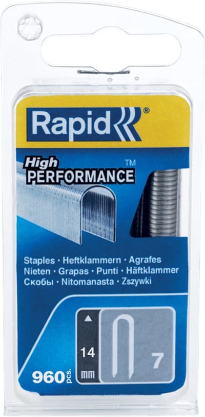 Rapid nr. 7 nietjes (14 mm) voor kabels - 960 stuks