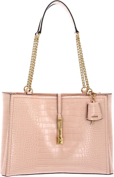 GUESS Schoudertas James Girlfriend Carryall Apricot Cream Abrikoos