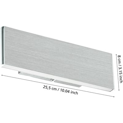 EGLO Stars of Light LED wandlamp Climene, geborsteld aluminium