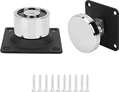 12V-24V elektromagnetische deurhouder met 132,3 pond zuigkracht voor houten en ijzeren deuren