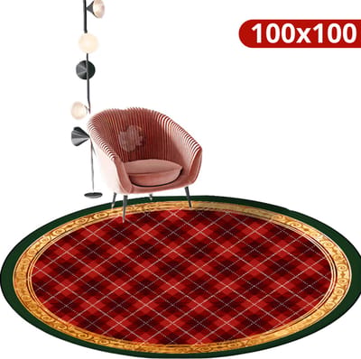Bovista Kerstboomkleed - Kerstkleed - Kerstboomring - Kerstrok - Kerstboomrok Voor Kunstboom - Kerstboomdeken - Kerstboom Mand - Kerstboomrok - Rond 100cm