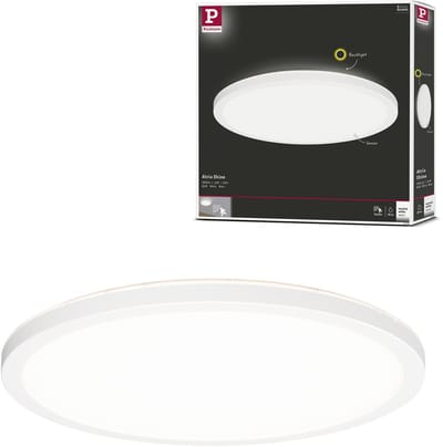 LED-paneel Atria Shine Backlight Bewegingsmelder (HF) IP44 rond 293 mm 16W 1600lm 4000K Wit