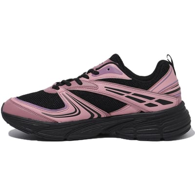 FILA Interrun Comfortabele Trendy Laag Uitgesneden Casual Schoenen Dames sneakers Zwart Roze 1RM02699F_651 36.5