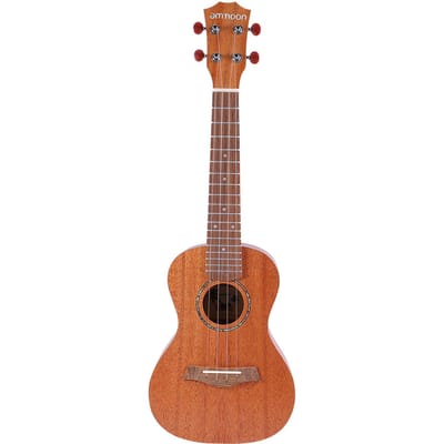 ammoon 23 Inch Akoestische Ukelele Kit Mahonie Multiplex Ukelele met Gig Bag Uke Strap Reserve Snaren 21 inch brown