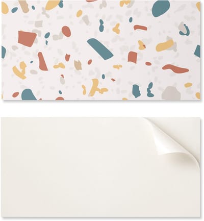 Decoratief paneel met grafische elementen, 100x50 cm, abstract patroon met vormen.