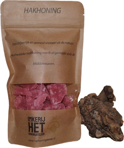 Hakhoning – Cranberry - 3 Stazakken - Snoep Lactose - Glutenvrij