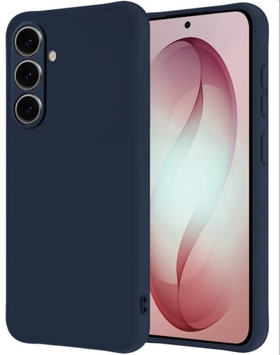 Hoesje - Geschikt voor Samsung Galaxy S26 - Sterk & Shockproof - Hoes Cover - Siliconen Case - Donkerblauw