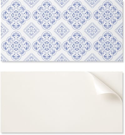 Zelfklevende vinyl wanddecoratie voor binnen, 100x50 cm, elegant decoratief patroon