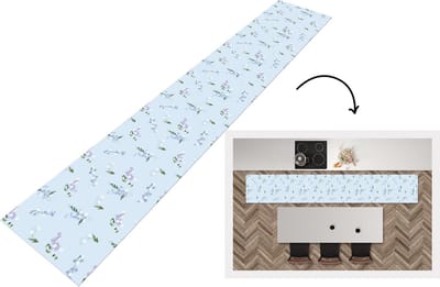 Keukenloper - Loper keuken - Patroon - Bloemen - Versiering - 300x50 cm - Keukenloper vinyl