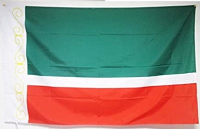 New Age Devi - Tsjetsjenië - vlag - 90 x 150 cm - Tsjetsjeense Republiek