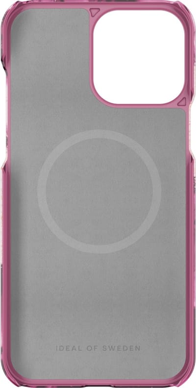 ideal of sweden met magnetische ring case geschikt voor Apple iphone 12 pro max/13 pro max golden ruby marble