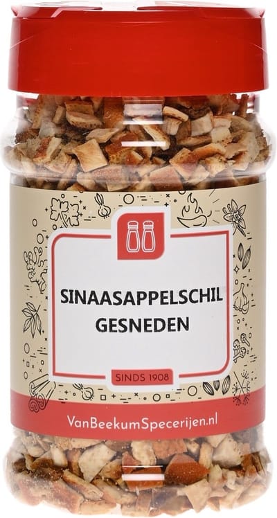 Van Beekum Specerijen - Sinaasappelschil Gesneden - Strooibus 75 Gram