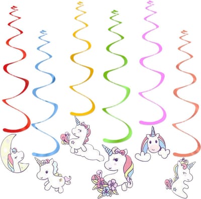 BTH – Slingers – Verjaardag Versiering – Feestversiering - Unicorn Slinger – Decoratie - Feest Artikelen - Wit