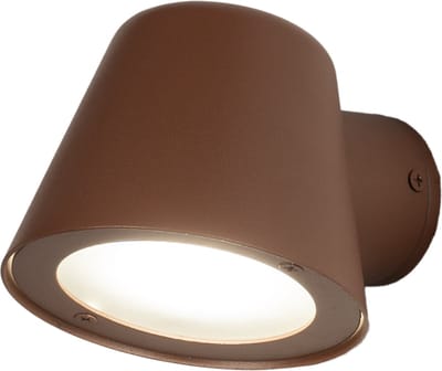 Lumidora Wandlamp 75099 - Voor buiten - LUCA - GU10 - Rood - Bruin - Metaal - Buitenlamp - Badkamerlamp - IP44