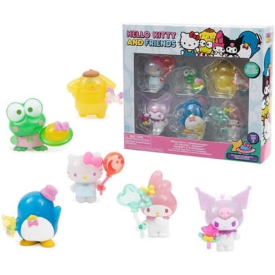 Coffret 6 figurines - GPTOYS - HELLO KITTY - HKT11 - Collection - 5 cm - Des 6 ans