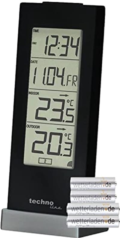Digitaal Weerstation met Radioklok en Temperatuurweergave