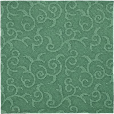 50 Servetten ROYAL Collection 1/4 vouw 40 cm x 40 cm donkergroen Casali
