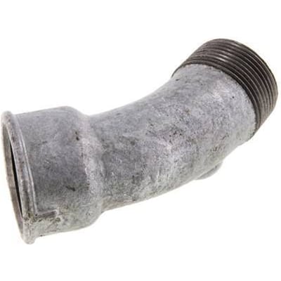 45°  L-Koppeling R1 1/4'' Buitendraad X Rp1 1/4'' Binnendraad Gietijzer 25bar