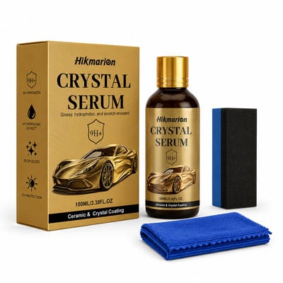 Hikmarion Crystal Serum 100ML – Auto Plastic Coating 9H Bescherming – Herstelt Kunststof – Waterafstotend & UV-bestendig