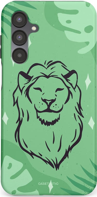 Casetastic hoesje geschikt voor Samsung Galaxy A16 - Dubbellaagse bescherming - Trots in de jungle - Fashion Case - Mintgroen