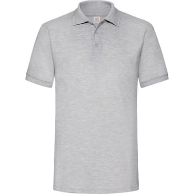 Fruit of the Loom Heren 65/35 Zwaargewicht Poloshirt (Heide Grijs)