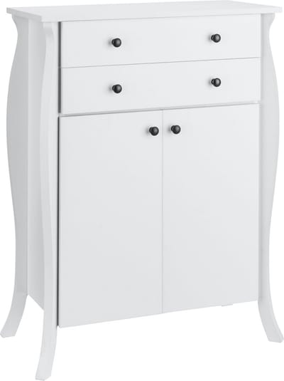 Ludwig-Kast - 2-deuren 2-laden - Wit