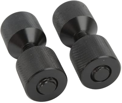 Dailygoods- Flens Uitlijning Pinnen - Geanodiseerd Aluminium - 2 Stuks - Dubbele Gat Schroefdraad - Oxidatiebestendig - Perfecte Oriëntatie - Flensuitlijnpinnen