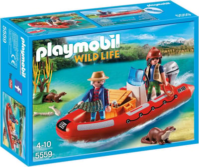 Rubberboot met Avonturiers Speelset vanaf 4 Jaar