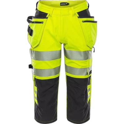 3/4 werkbroek hoge zichtbaarheid klasse 2 Fristads 2666 GSTP