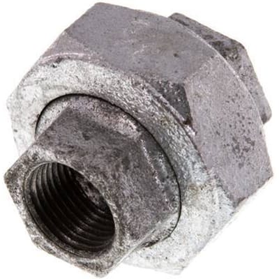 Rechte Koppeling Rp3/8'' Binnendraad Gietijzer Vlakke Afdichting 25bar