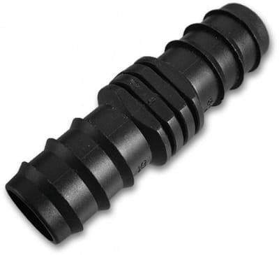 Bradas DSWA01-16L - Lijn Koppeling - 16mm - Kunststof - Zwart