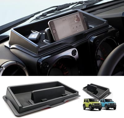 Center Console Opbergbak voor Suzuki Jimny JB64W JB74W (2019-2026) - Telefoonhouder, Organiser en Dashboard Accessoires voor Efficiënte Ruimtebesparing