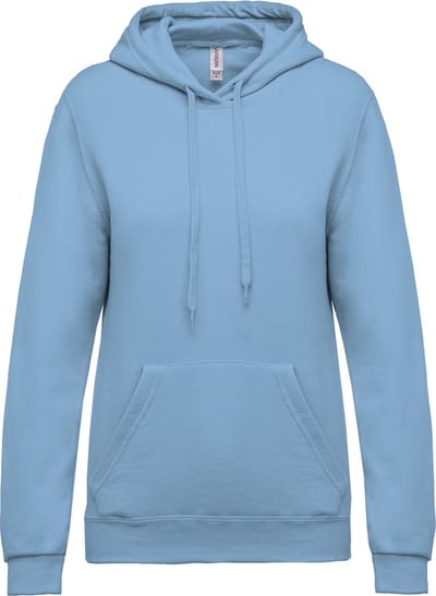 Kariban Eco damessweater met capuchon K473 - sky blue - S
