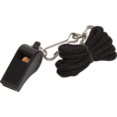 Accessoires voor scheidsrechtersfluit en koord Stanno