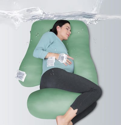 Zwangerschapskussen - Bodykussen - Comfortabel Slapen - U-vorm Ontwerp - 137 cm - Groen