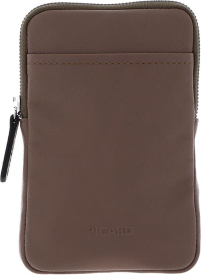 PICARD Leren Telefoontasje Schoudertas Legere Eco Mobile Phone Pocket Chai Beige
