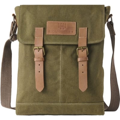 Jan Vanderstorm herren Tas - One-Size - olijf - Plus Size