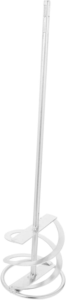 Roerstaaf Mixer - Betonmixer Staaf - Materiaalmengen - Spiraalontwerp - 49.5 cm - Zilver